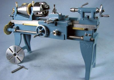 George's scale model lathe.
