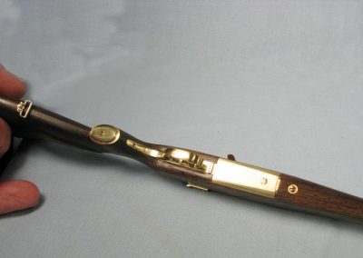 Alternate view of the model rifle.