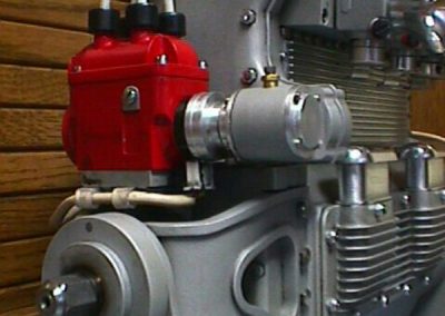 Front view of the Offy engine.