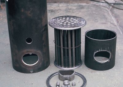 Some parts for the boiler.