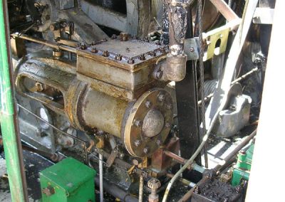 Interior details for crane.