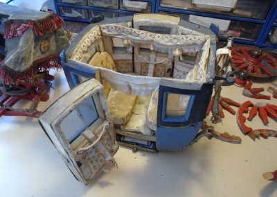 The early stages of José's rebuild on Coach No. 12.