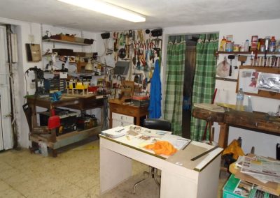 Mr. Brito's workshop.