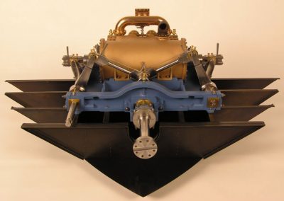 A stern view of the Monitor engine.