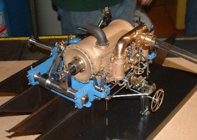 The Monitor engine at a trade show.