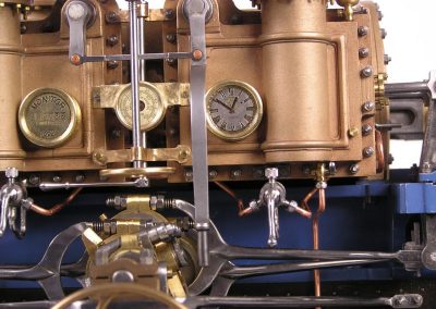 Another close-up of the clocks and gauges.