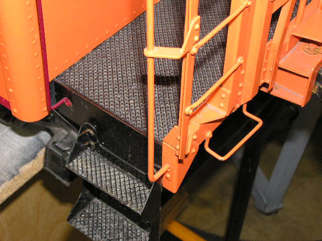 Steeple Cab A close-up view of Rich's steeple cab.