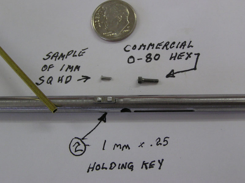 Monitor Engine Components Some very small components for the Monitor engine.