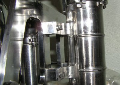 The steam cylinder for the pumping engine.