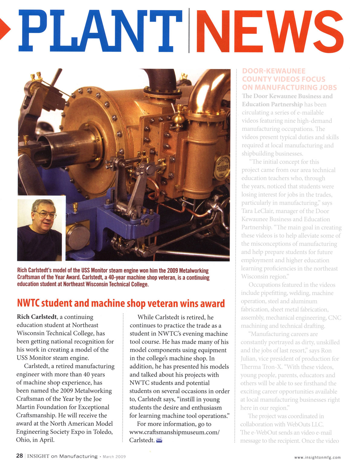 Carlstedt Article An article on Richard and his projects.
