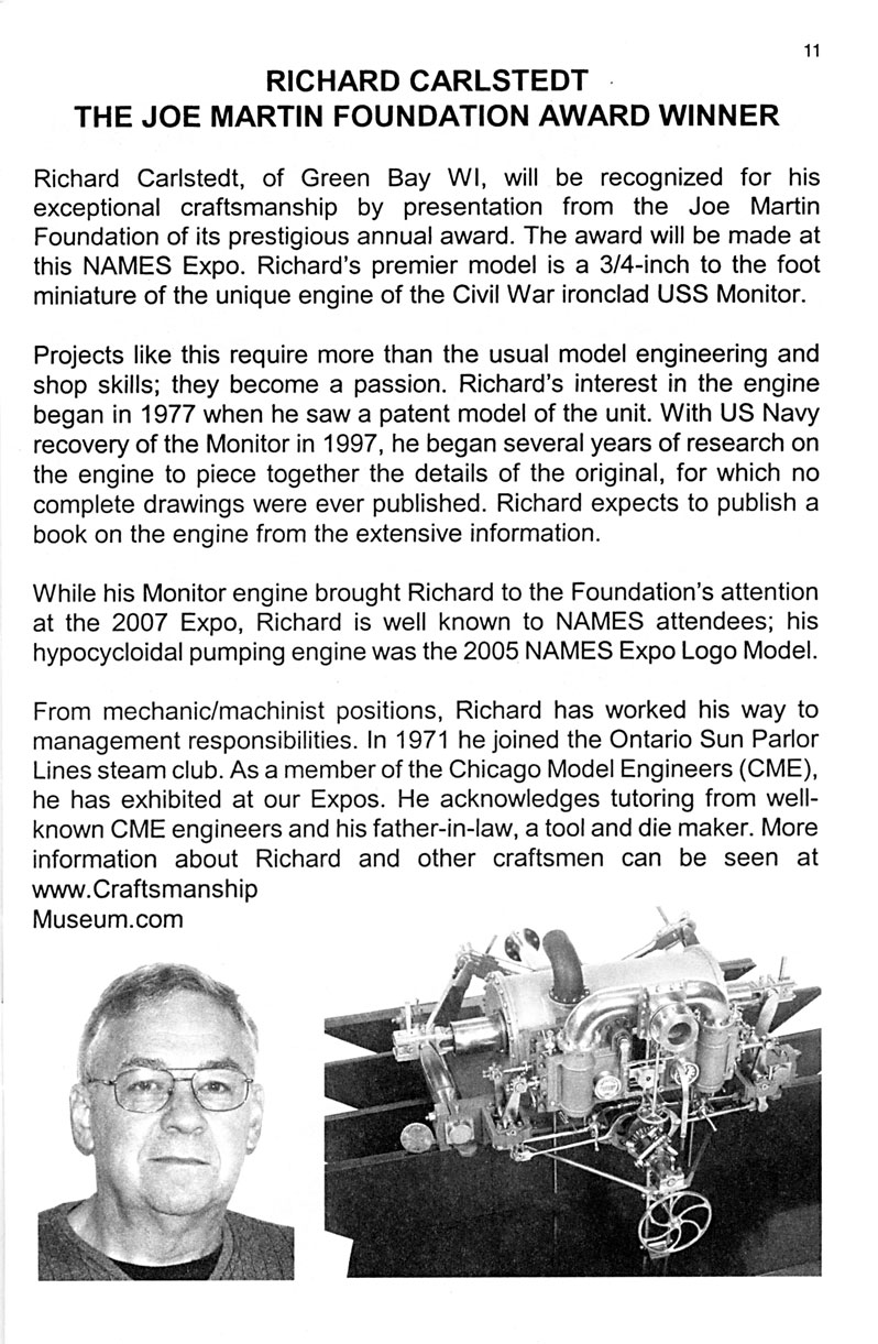 NAMES Program The program for the 2009 NAMES Expo featuring Rich.