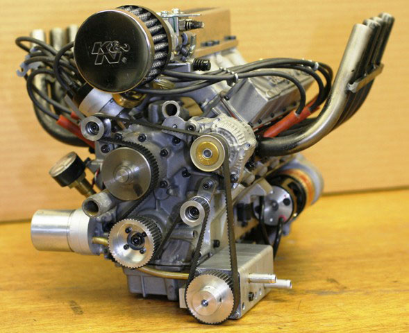Conley43 The finished Stinger 609 engine.