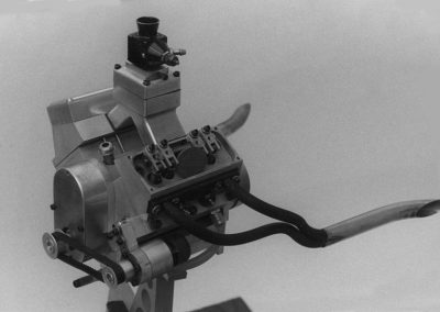 Another view of the V-4 engine.