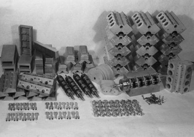 Various engine parts.