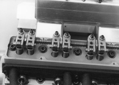 Detailed view of V-8 components.