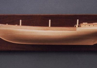 Roger's half model of the Edith Cavell.