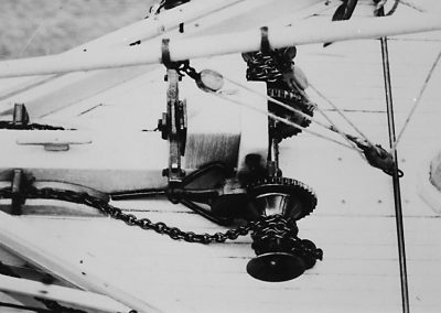 Anchor windlass on the Cox.