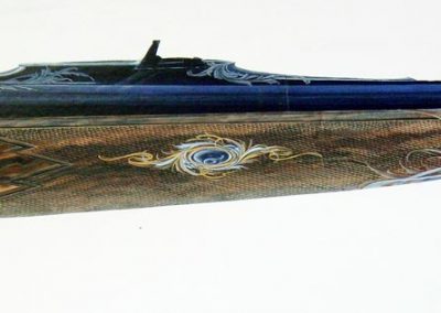 Detail on the inlay.