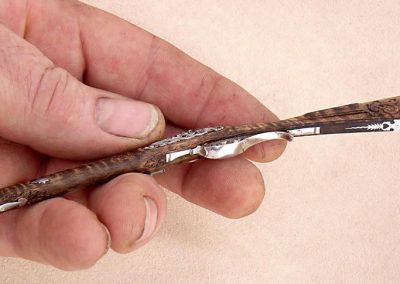 Another scale view of the rifle.