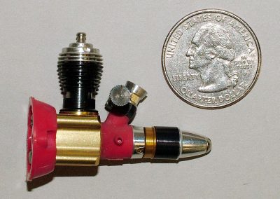 The .010 Cox Tee Dee engine.
