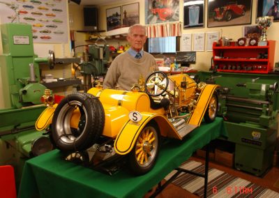 Ingvar standing with his prized Mercer.