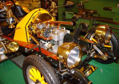 Final assembly with engine exposed.