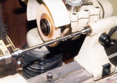 A camshaft grinding operation.