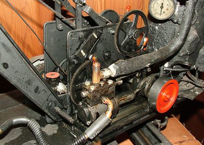 Detailed look at the steam crane.