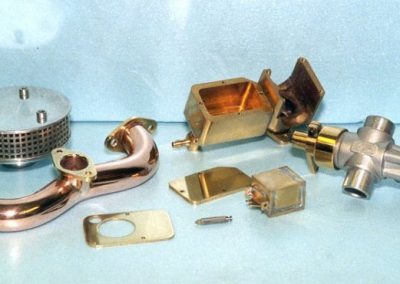 Various engine components.