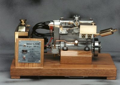 Another view of the Sea Lion engine.