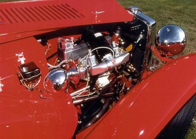 Closer details on the MG-TC restoration.