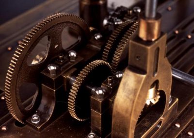 A close view of the geartrain on Persephone.