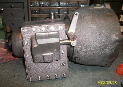 The over/under transmission.