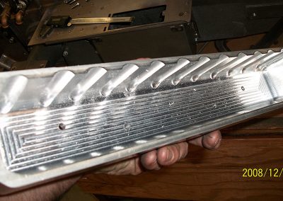 Another view of the finished valve cover.