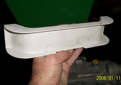 The finished seat back.