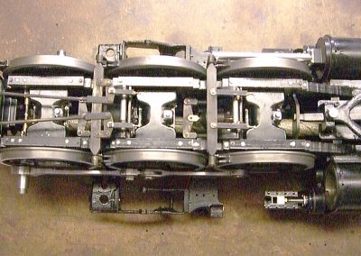Underside of the front engine.
