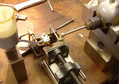 The lubricator test setup.