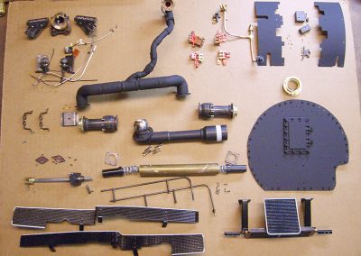 Various smoke box accessories.
