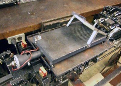 The propane burner after mounting.