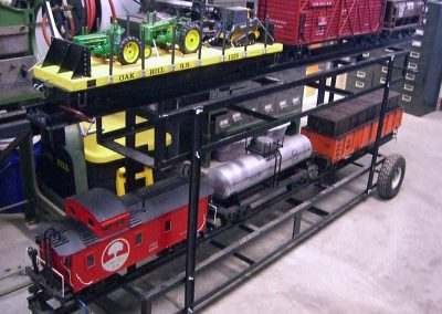 Chuck's mobile freight car stand.