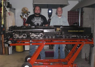 Chuck and Jim Balmer with the Allegheny.