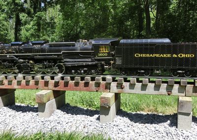 A side view of the completed Allegheny.
