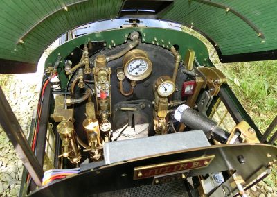 A look inside the Allegheny cab.