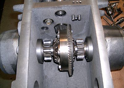 A look at the differential gears.