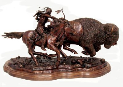 "A Way of Life," but cast in bronze.