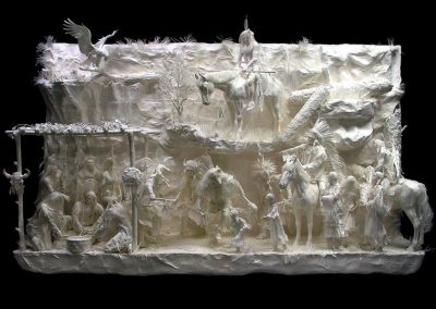 A piece called, “Prairie Edge Powwow.”