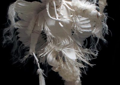 A sculpture entitled, “Fancy Dancer, Northern Plains.”