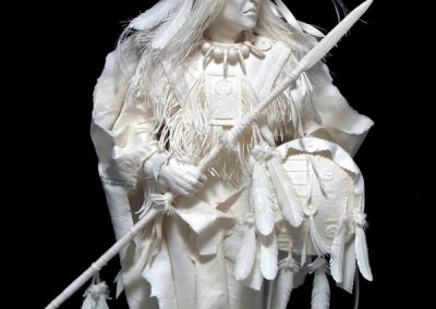 A piece entitled “Medicine Crow.”