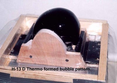 Progress on the bubble canopy.