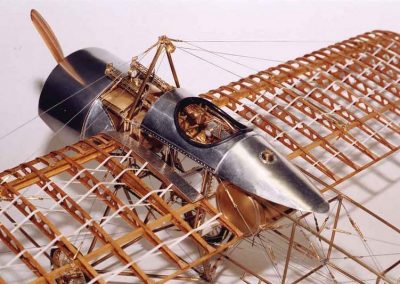 An overhead view of the Fokker.